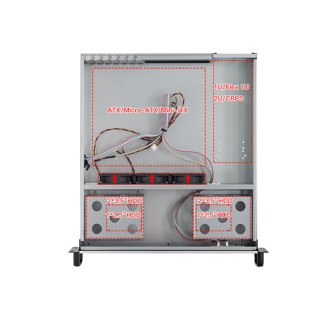 AX480-530-2U Rackmount Industrial PC / Workstation - Image 6
